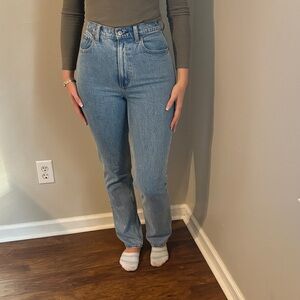 Abercrombie & Fitch Light Blue Straight Leg Jeans